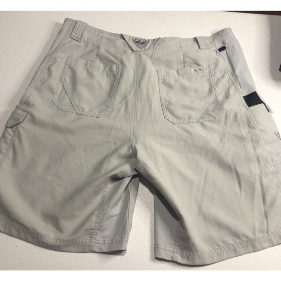 Columbia Men's Cargo Shorts Clay PFG 10" Inseam Omni-Shade Pockets 38 - Picture 7 of 13